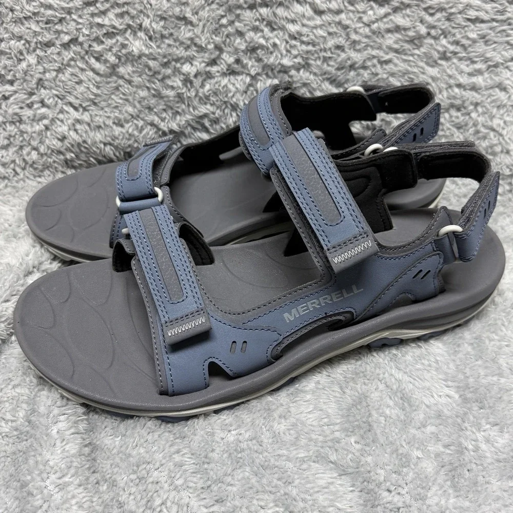 Merrell Shoes Mens 12‎ Blue Huntington Sport Sandals Waterproof Hiking J038037